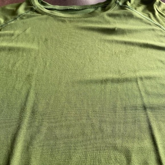 Patagonia Shirt Men M Green Mountain Graphic Stay Cool Stretch Active Outdoor - Picture 10 of 10